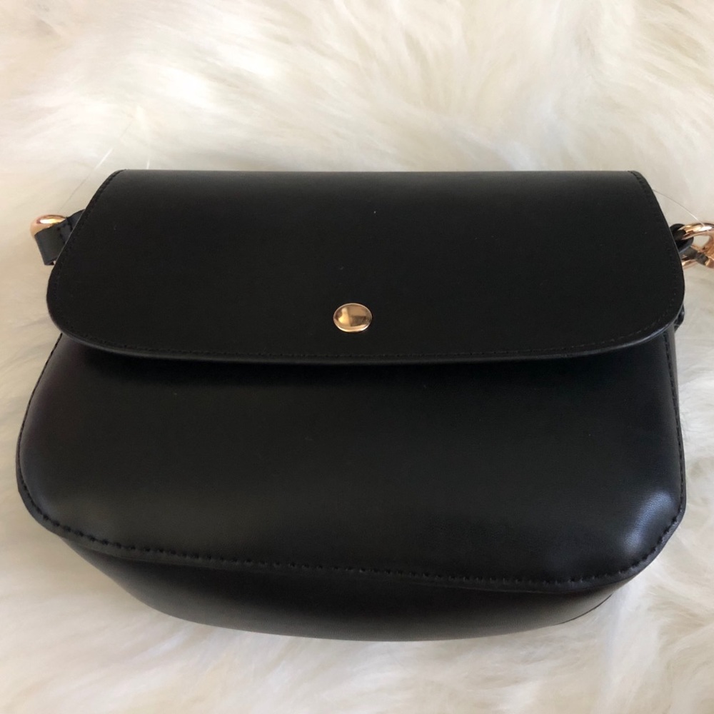 BP Black Vegan Leather Crossbody
